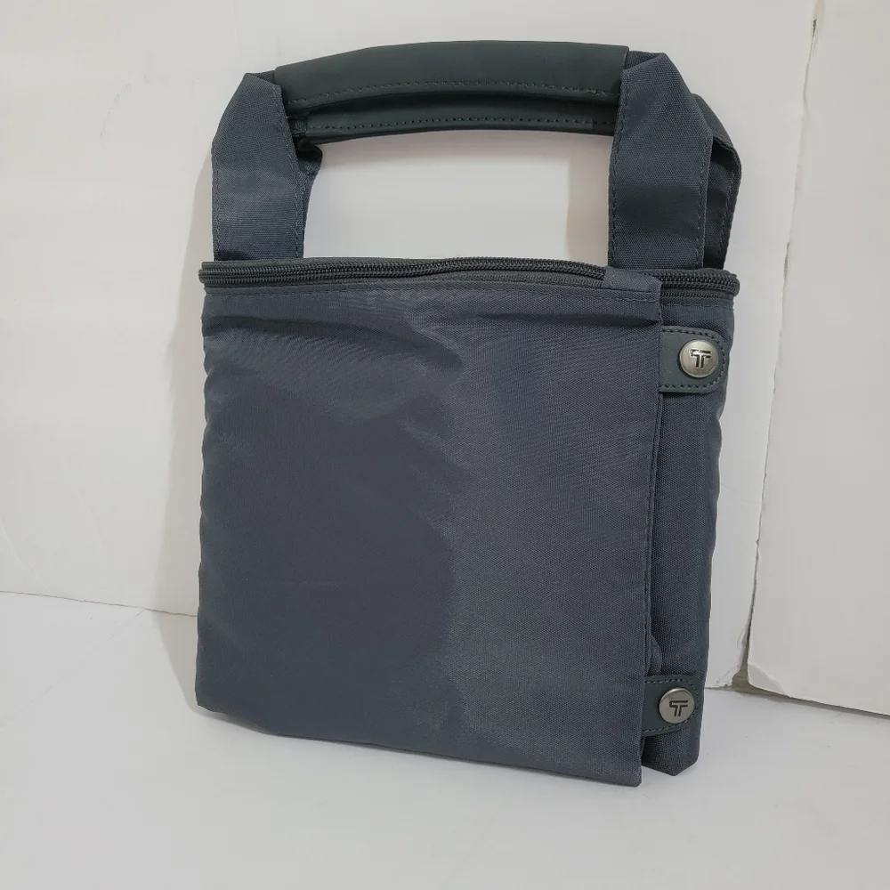 TUMI Gray Foldable Travel Lightweight Tote Bag